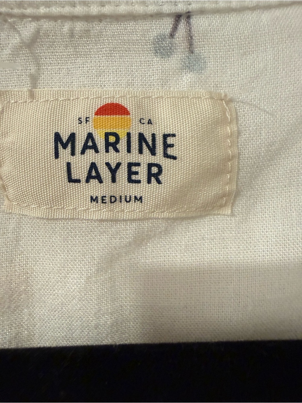 Marine Layer Short-Sleeve Shirt with Cherry Print 🍒 - Picture 4 of 5